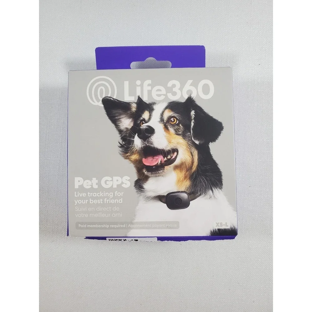 Life360 Pet GPS Tracker Live Tracking for Dog Cat Collar w/ Adventure Sleeve NEW